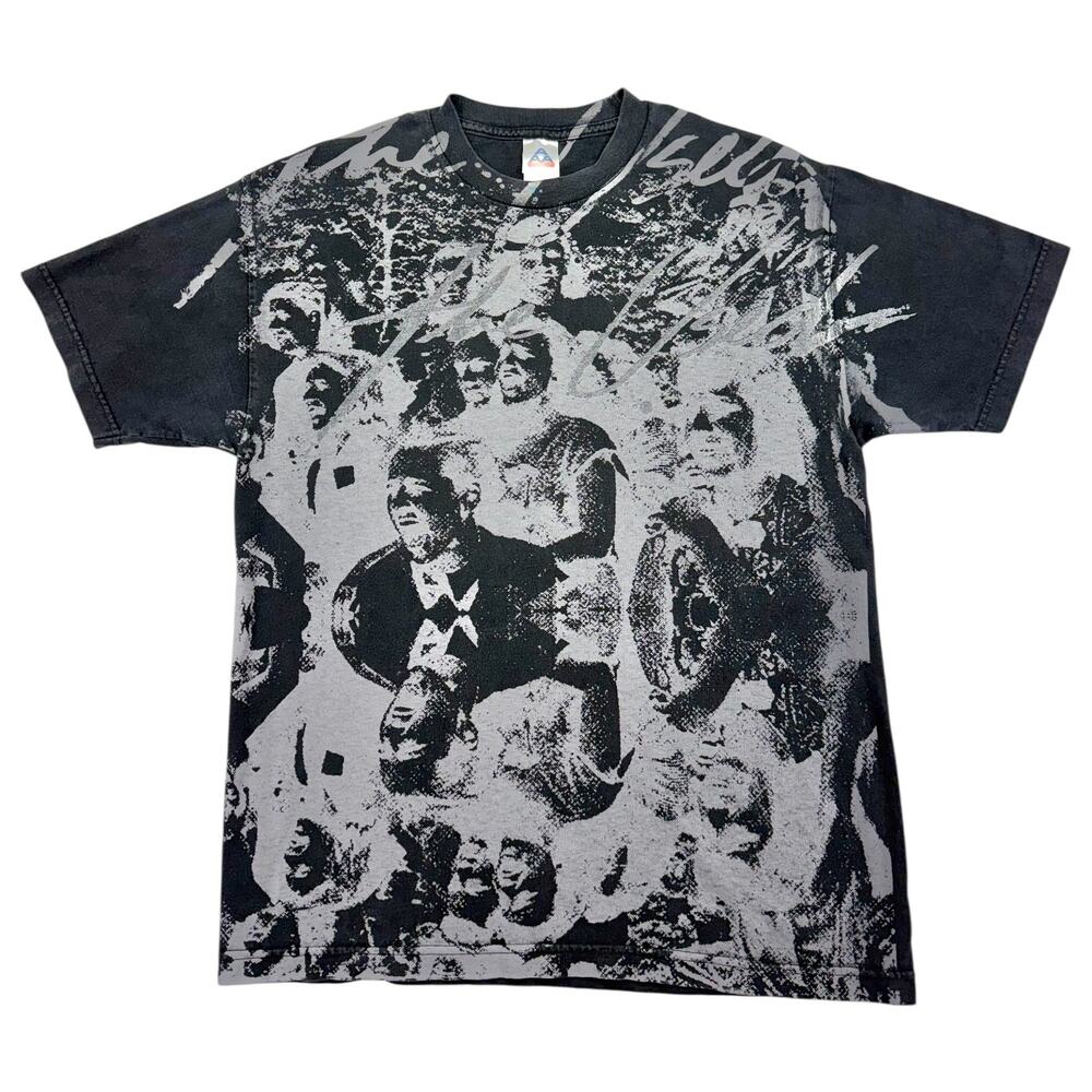 Vintage THE USED T-Shirt Size LARGE Band Tee AOP Bert McCracken RARE "THE USED"